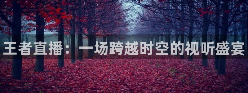 快鱼直播吧：王者直播：一场跨越时空的视听盛宴